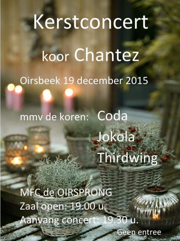 kerstconcert Chantez