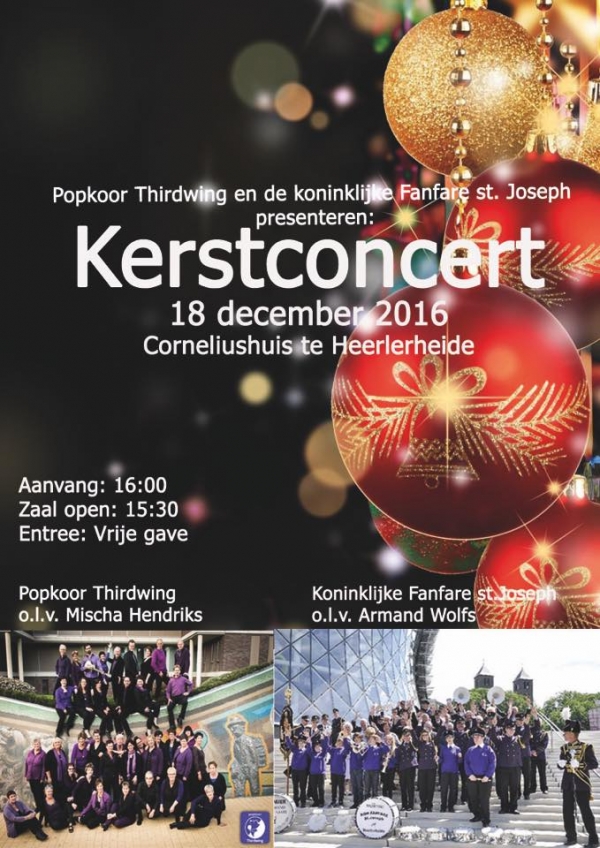 Poster Kerstconcert