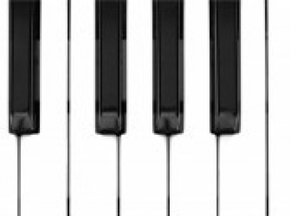 toetsen op muziek keyboard
