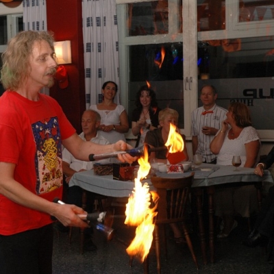 Jaarfeest in het Juphuis